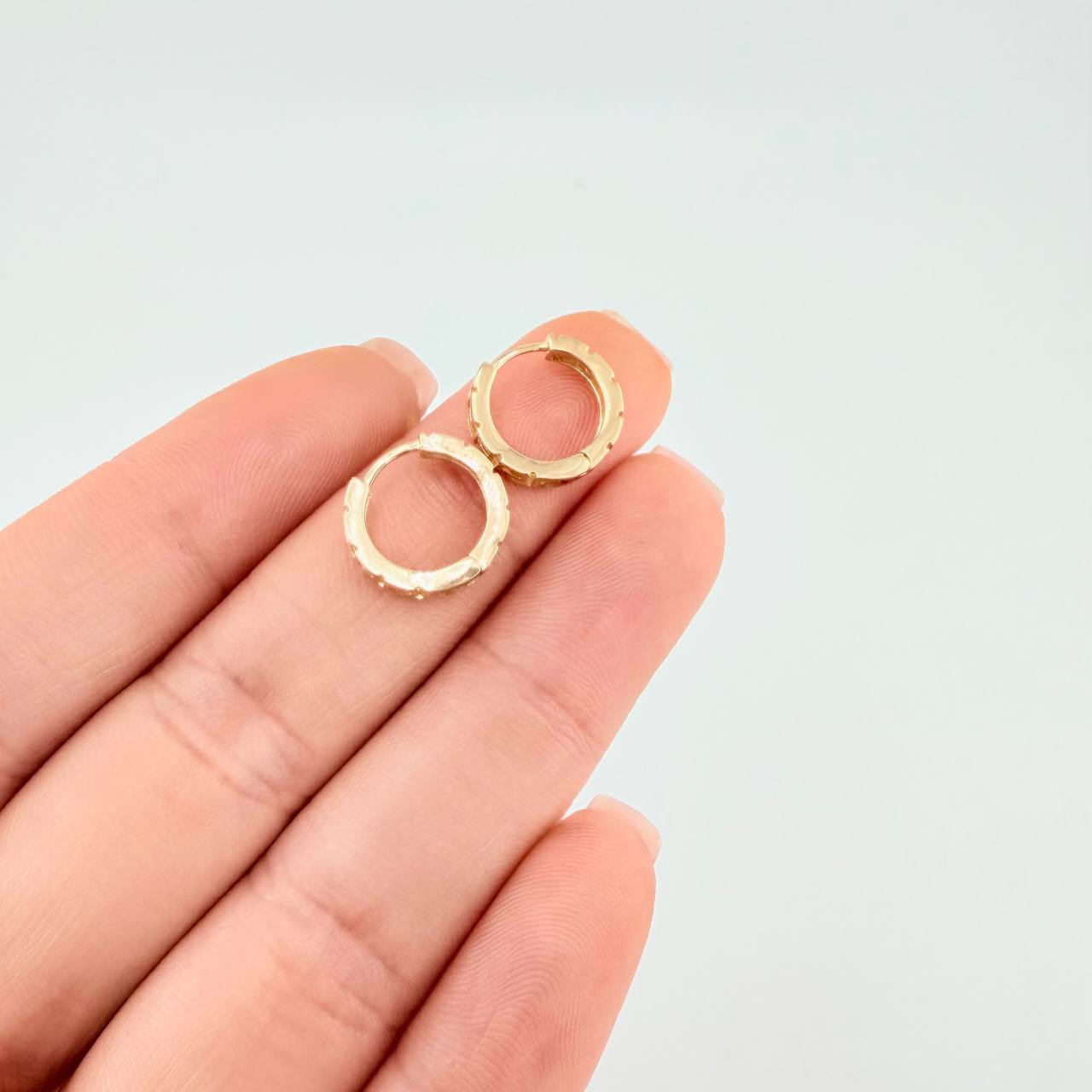 Candongas Tribal 1.85 g / 1.2 cm Oro Amarillo 18K
