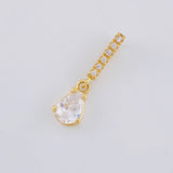 Dije Linea Lluvia 1.3 g / 2 cm Oro Amarillo 18K