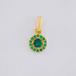 Dije Circular Tupido 0.85 g / 1.5 cm Oro Amarillo 18K