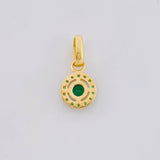 Dije Circular Tupido 0.85 g / 1.5 cm Oro Amarillo 18K