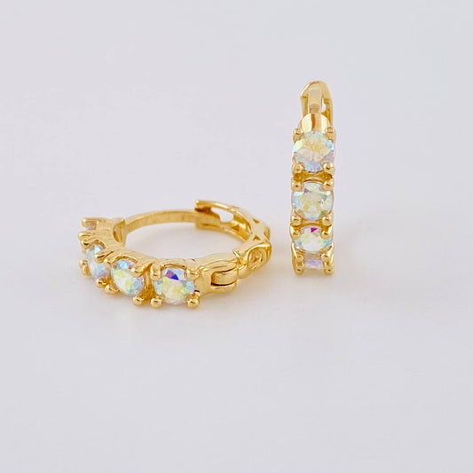 Candongas Aro Rupestre 3.55 g / 1.5 cm Oro Amarillo 18K