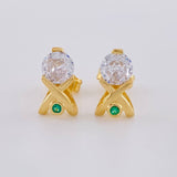 Topos Piedra 2.2 g / 10.5 mm Oro Amarillo 18K
