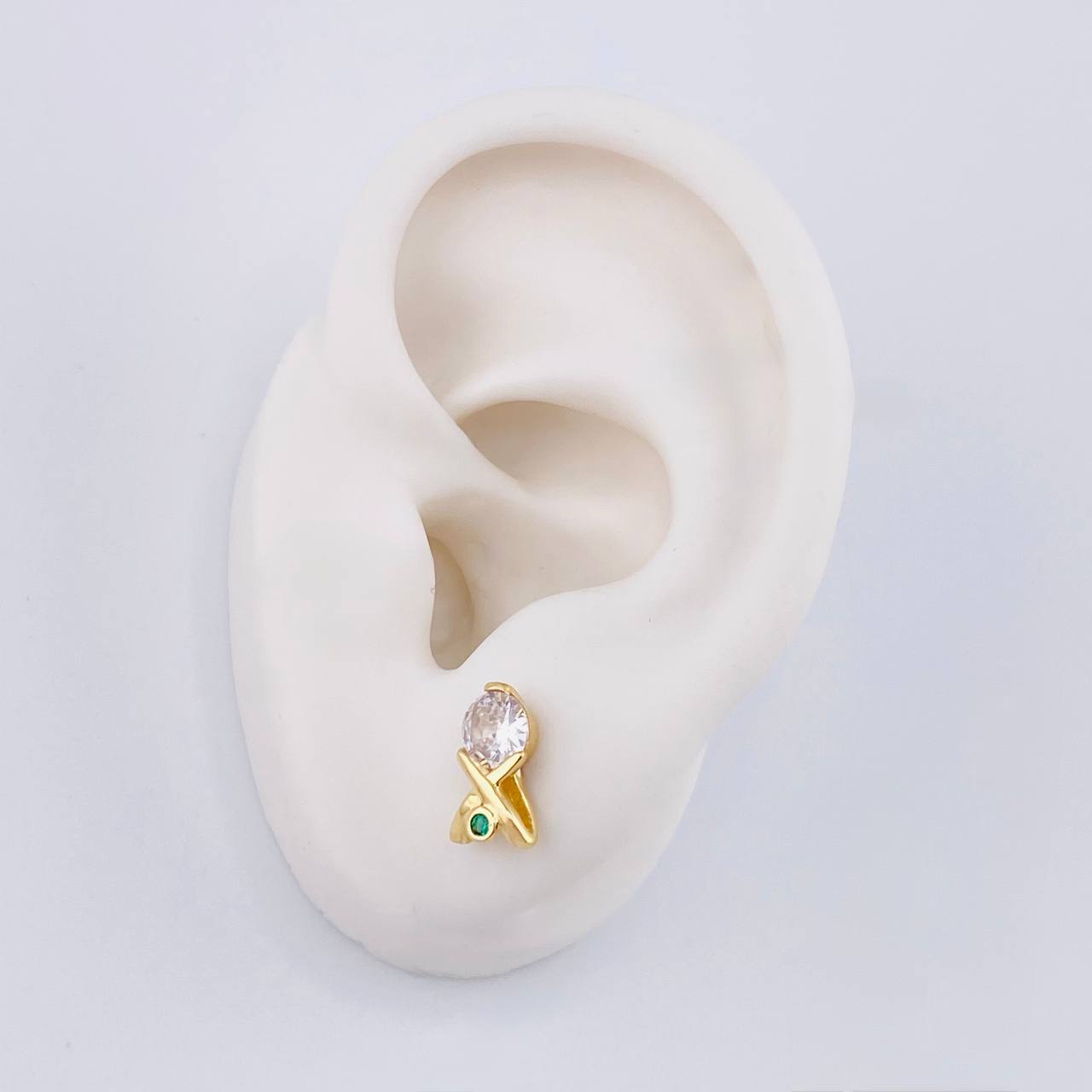 Topos Piedra 2.2 g / 10.5 mm Oro Amarillo 18K