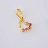 Dije Silueta Corazón 0.75 g / 1.5 cm Oro Amarillo 18K