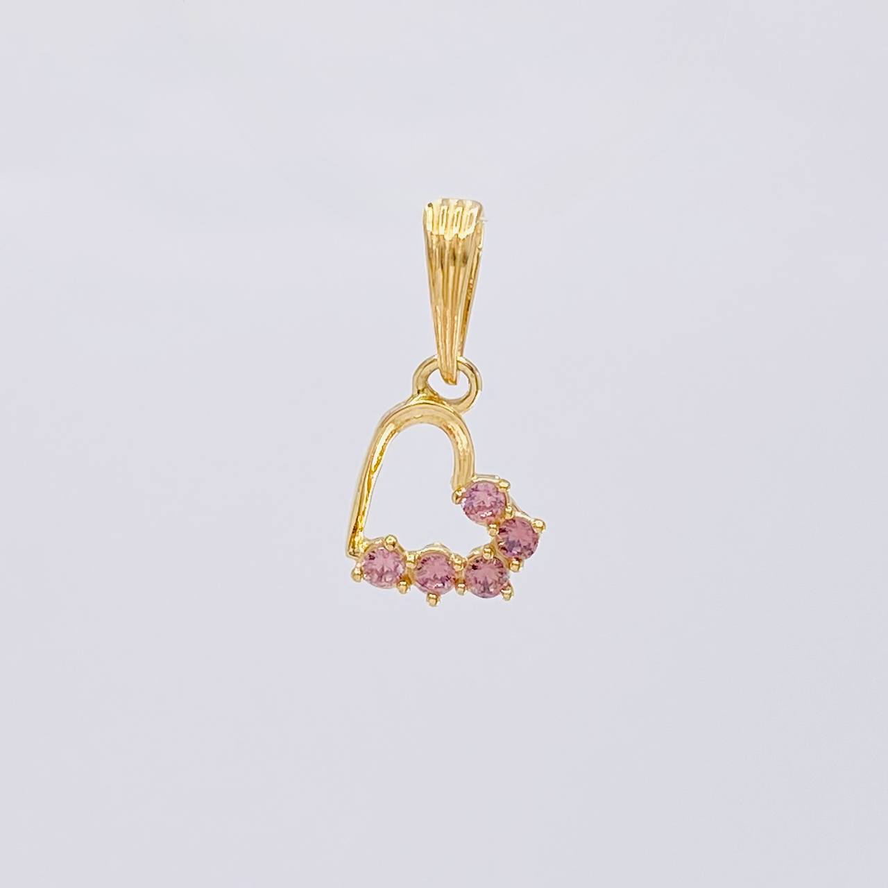 Dije Silueta Corazón 0.75 g / 1.5 cm Oro Amarillo 18K