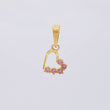 Dije Silueta Corazón 0.75 g / 1.5 cm Oro Amarillo 18K