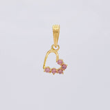 Dije Silueta Corazón 0.75 g / 1.5 cm Oro Amarillo 18K
