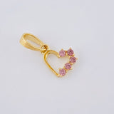 Dije Silueta Corazón 0.75 g / 1.5 cm Oro Amarillo 18K