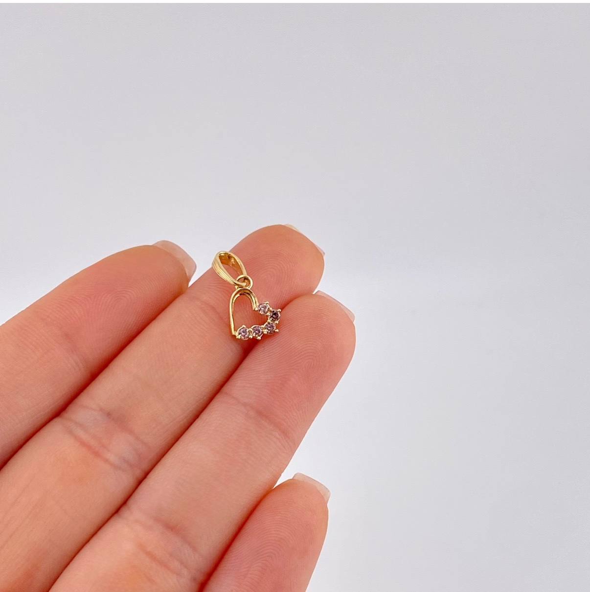 Dije Silueta Corazón 0.75 g / 1.5 cm Oro Amarillo 18K