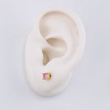 Topos Cuatro Garras 1.55 g / 4.4 mm Oro Amarillo 18K