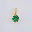 Dije Flor Seis Petalos 1.2 g / 1.5 cm Oro Amarillo 18K