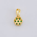 Dije Flor Seis Petalos 1.2 g / 1.5 cm Oro Amarillo 18K