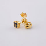 Topos Set Trebol 2g / 5.2mm Oro Amarillo 18K