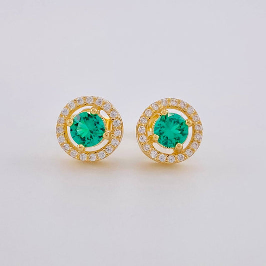 Topos Halo Tupido 3.25g / 8.85mm Oro Amarillo 18K