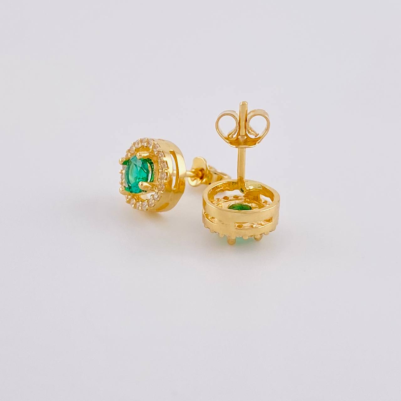 Topos Halo Tupido 3.25g / 8.85mm Oro Amarillo 18K