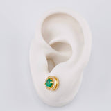 Topos Halo Tupido 3.25g / 8.85mm Oro Amarillo 18K