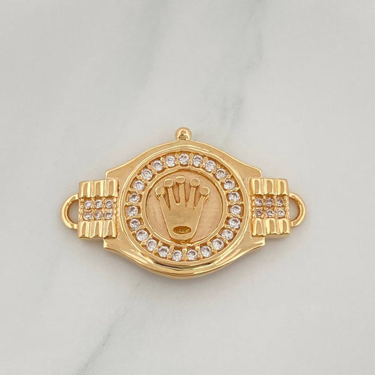Herraje Correa Corona 3.6 g / 2.7 cm Oro Amarillo 18K