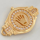 Herraje Correa Corona 3.6 g / 2.7 cm Oro Amarillo 18K
