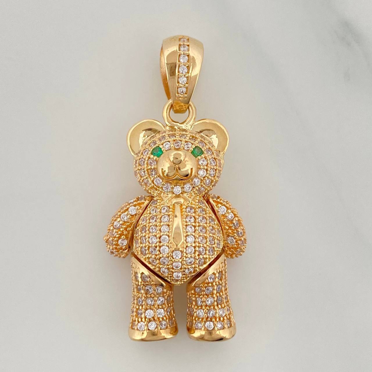 Dije Oso Corbata 8.9 g / 3.7 cm Oro Amarillo 18K