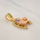 Dije Herradura Caballo 4.1 g / 2.7 cm Tres Oros 18K