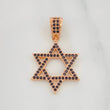 Dije Estrella De David 2.5 g / 3 cm Oro Rosa 18K