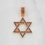 Dije Estrella De David 2.5 g / 3 cm Oro Rosa 18K