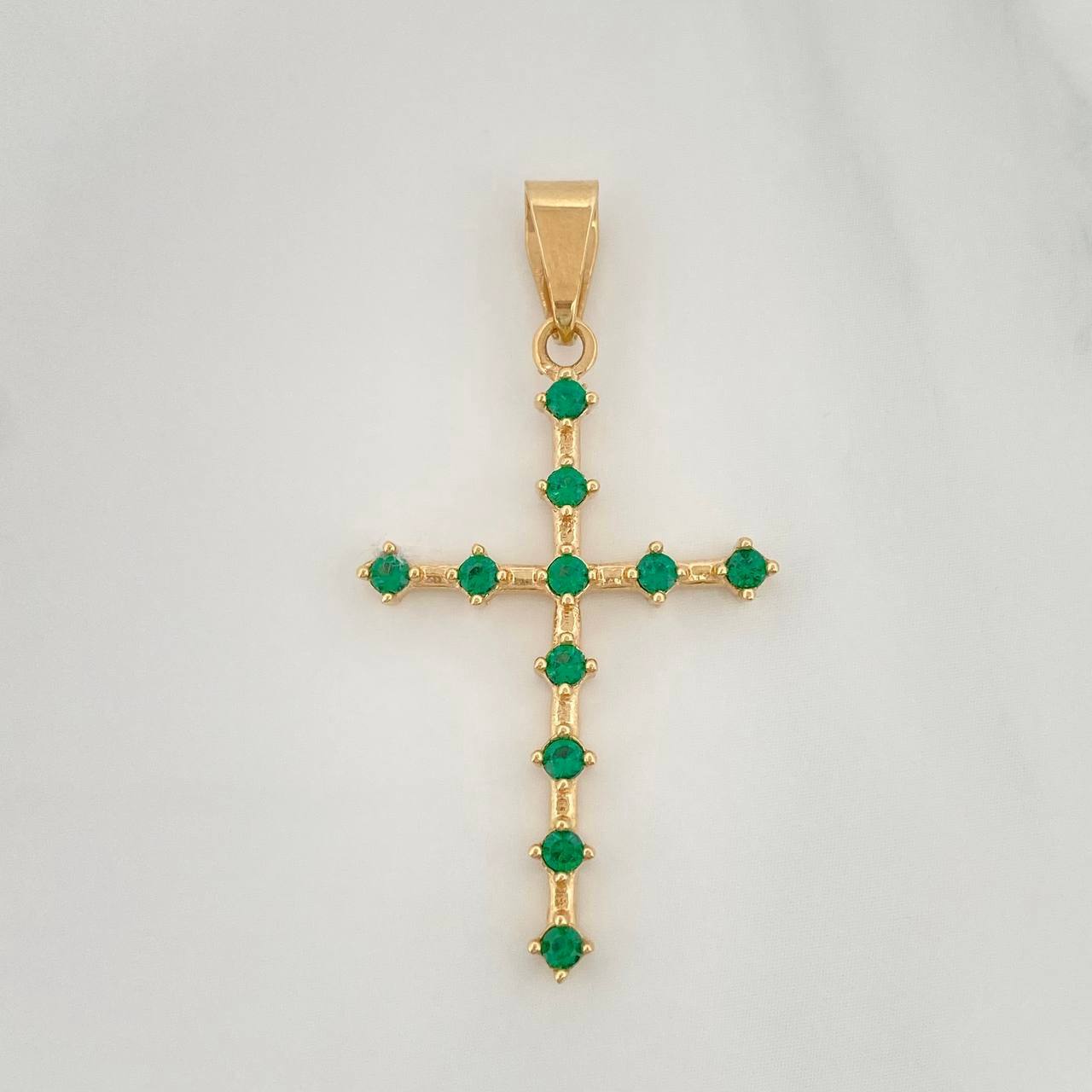 Dije Cruz 2.4 g / 4 cm Oro Amarillo 18K
