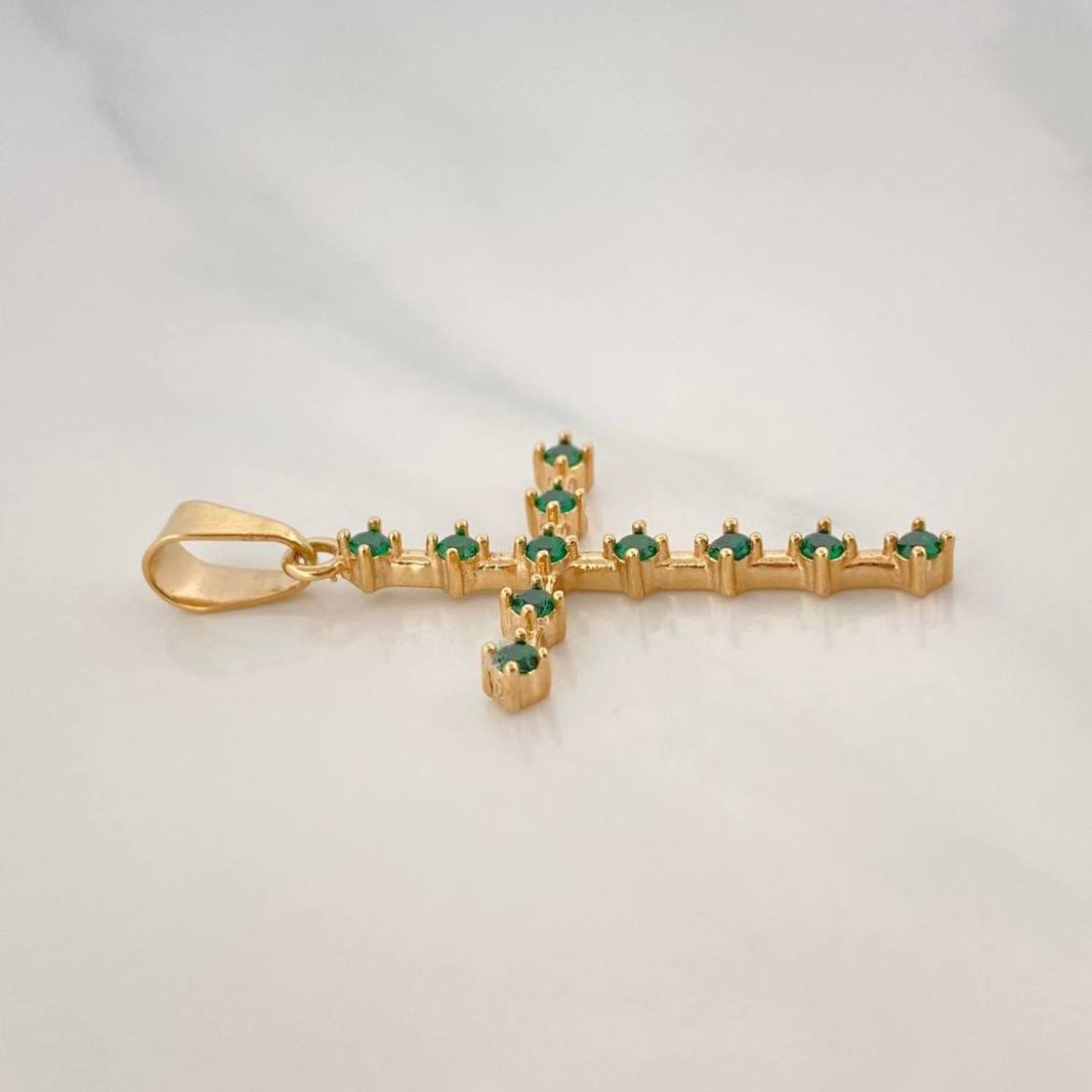 Dije Cruz 2.4 g / 4 cm Oro Amarillo 18K