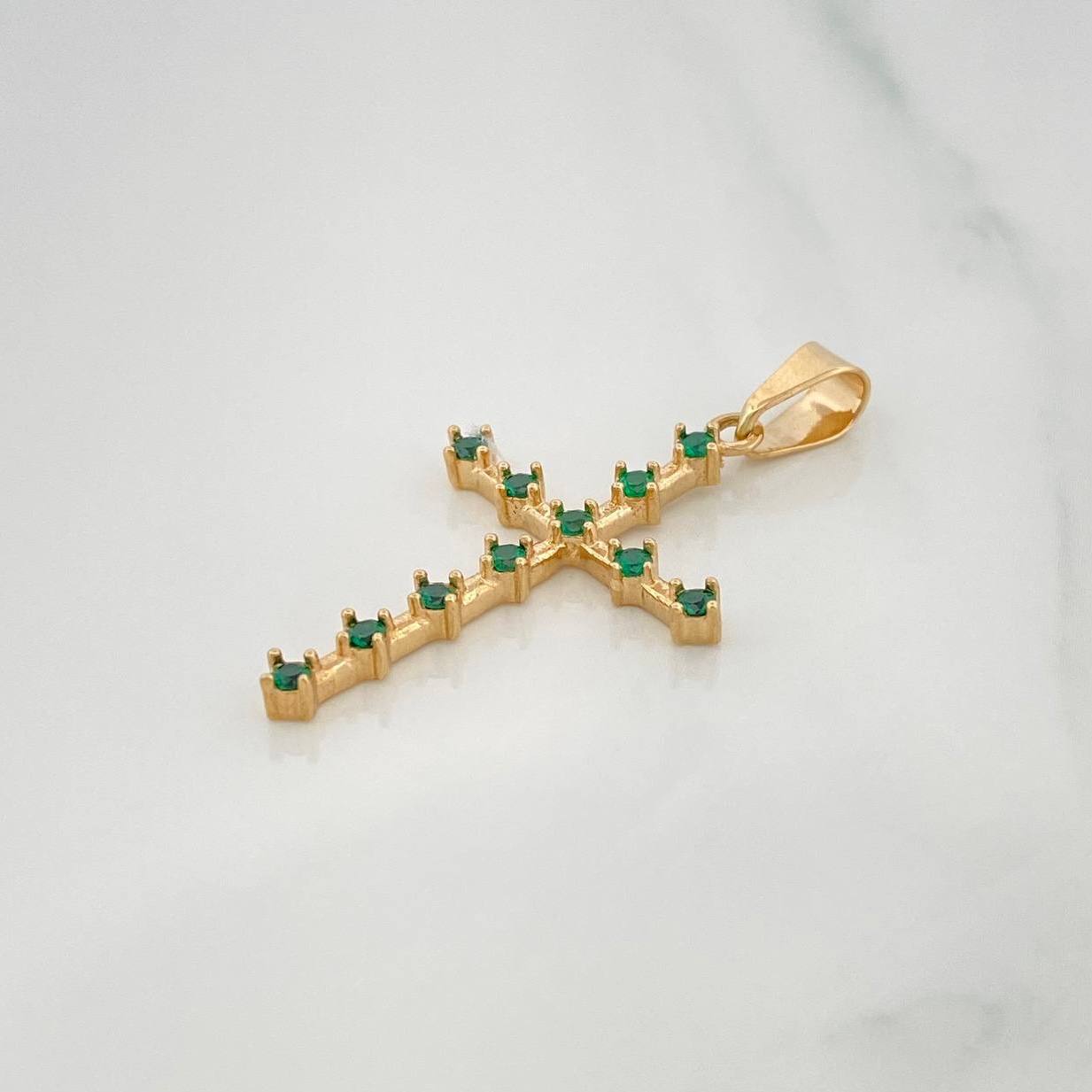 Dije Cruz 2.4 g / 4 cm Oro Amarillo 18K