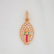 Dije Virgen Guadalupe 1.15 g / 2.3 cm Oro Rosa 18K