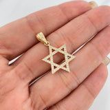 Dije Estrella De David 2.4 g / 3.2 cm Oro Amarillo 18K