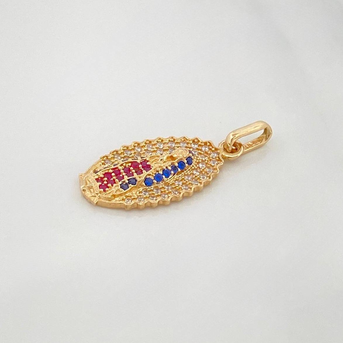 Dije Virgen Guadalupe 1.9 g / 2.6 cm Oro Amarillo 18K