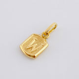 Dije Letra W 0.35g / 1.5cm Oro Amarillo 18K