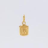 Dije Letra W 0.35g / 1.5cm Oro Amarillo 18K