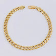 Pulso Cubano 9.7 g / 21.5 cm / 6.9 mm Oro Amarillo 18K
