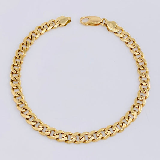 Pulso Cubano 9.7 g / 21.5 cm / 6.9 mm Oro Amarillo 18K