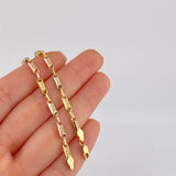 Pulso Rustico Tribal 3.45 g / 19.5 cm / 3.6 mm Tres Oros 18K