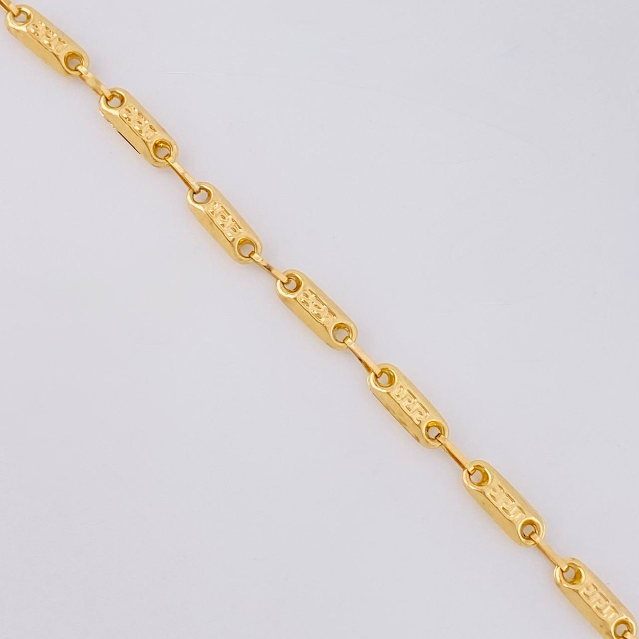 Tobillera Rustico Tribal 4.2 g / 25.5 cm / 3.6 mm Oro Amarillo 18K