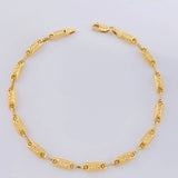 Pulso Rustico Tribal 3 g / 17.8 cm / 3.6 mm Oro Amarillo 18K