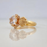 Anillo Solitario Moño 1.8 g / T6 1/4 Oro Amarillo 18K