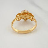Anillo Solitario Moño 1.8 g / T6 1/4 Oro Amarillo 18K