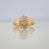Anillo Solitario Moño 1.8 g / T6 1/4 Oro Amarillo 18K