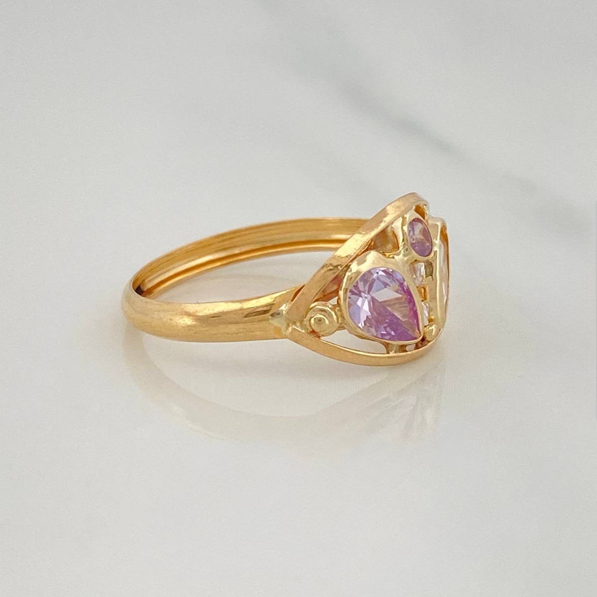 Anillo Ovalado 1.75 g / T8 Oro Amarillo 18K