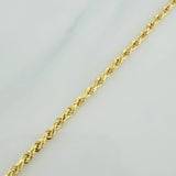 Pulso Lazo 2.35gr / 20cm / 2mm Oro Amarillo +3 18K $