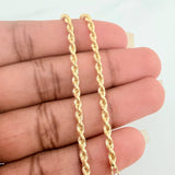 Pulso Lazo 2.35gr / 20cm / 2mm Oro Amarillo +3 18K $