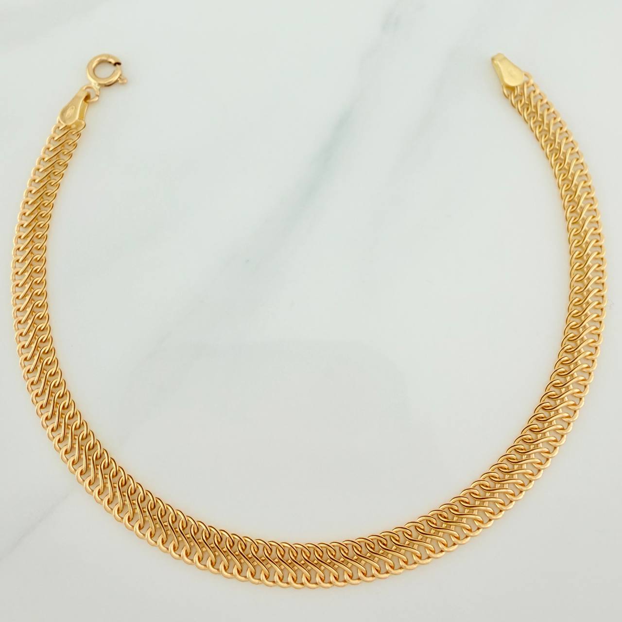 Pulso Sedusa 2.6gr / 19cm / 4.6mm Oro Amarillo +3 18K $