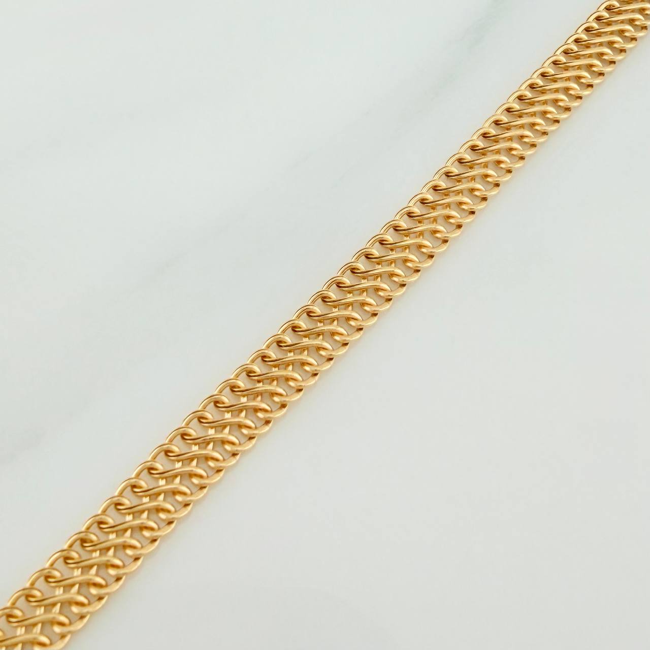 Pulso Sedusa 2.6gr / 19cm / 4.6mm Oro Amarillo +3 18K $
