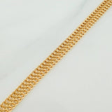Pulso Sedusa 2.6gr / 19cm / 4.6mm Oro Amarillo +3 18K $