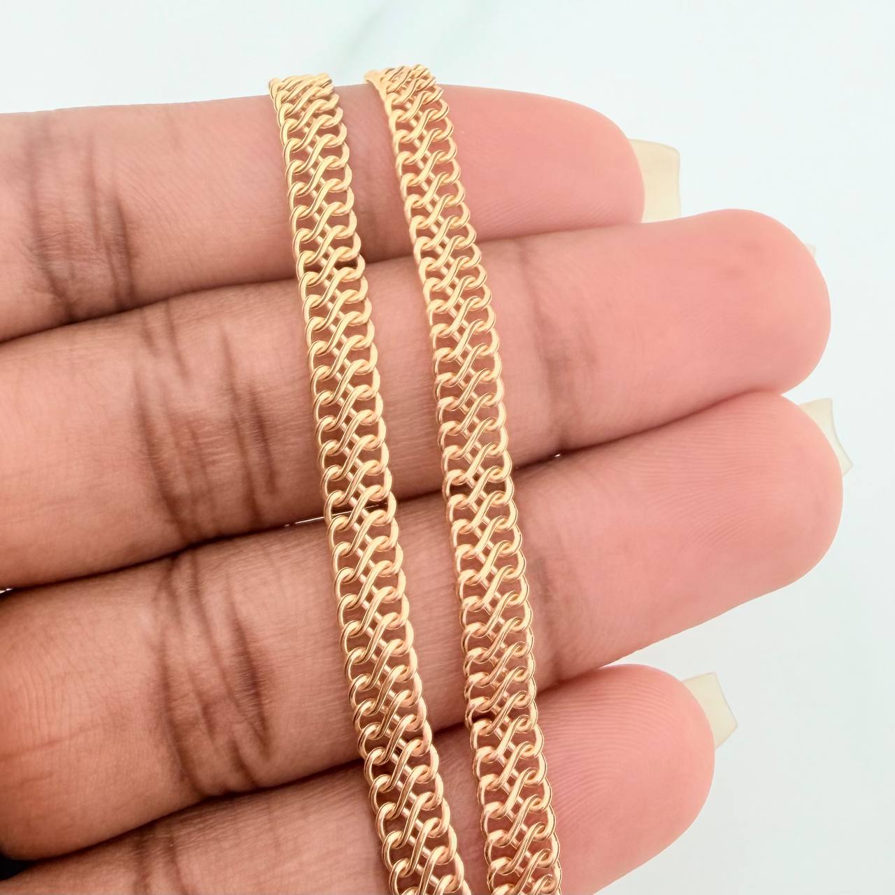 Pulso Sedusa 2.6gr / 19cm / 4.6mm Oro Amarillo +3 18K $