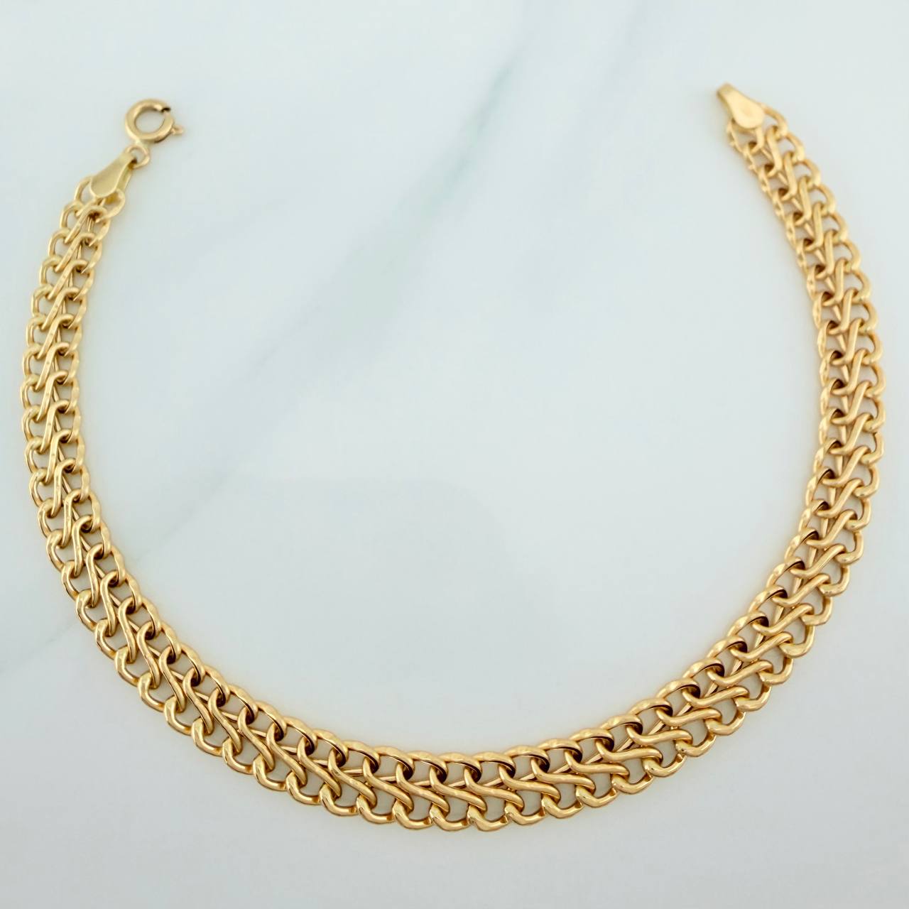 Pulso Sedusa 3.4gr / 18.6cm / 5.5mm Oro Amarillo +3 18K $